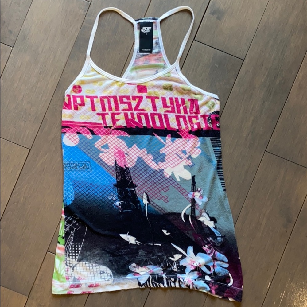 Vintage Diesel 55DSL Graphic Racerback Tank Top